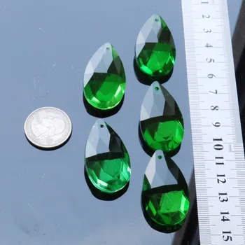 NAUJA Žalia Ašarų Lašas skaidraus Stiklo Crystal Prism 
