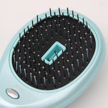 Naujai Nešiojamieji Elektriniai Joninių Hairbrush Mini Jonų Vibracijos Plaukų Šepetys Šukos Galvos Massager CLA88