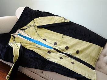Naujas ANTGAMTINIŲ Castiel miela minkšta antklodė su rankovėmis DULKIŲ DANGTELĮ 127*168CM