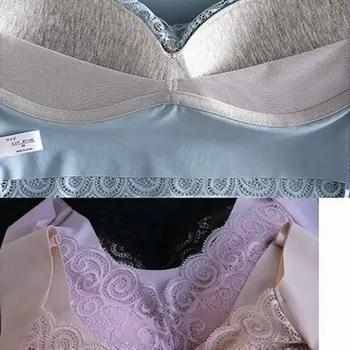 Naujas Atvykimo Nr. Ratlankiai Didelio Elastingumo Patogiai Moterų Plonas Underwears Moterų Liemenėlės Plius Dydis 6XL Didelis Taurės Nėrinių Gėlių Bralette