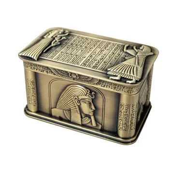 Naujas Aukštos klasės Papuošalų Dėžutė Europos Metalo Mažas, Patogus Darbalaukio Žiedas Dėžutė Vestuvių Kūrybos talpinimo Dovana Saugojimo Dėžutė