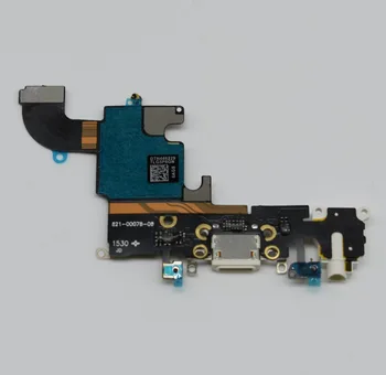 Naujas aukščiausios kokybės USB Įkrovimo Kroviklis Uosto Doko Jungtis, Flex Cable For iPhone 6S 4.7 Ausinių Lizdas Mic Flex Kabelis Juostelės
