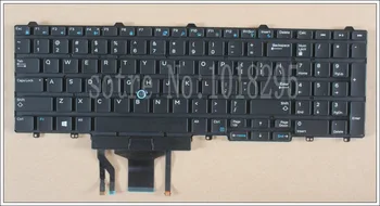 NAUJAS Dell Latitude E5550 nešiojamojo kompiuterio klaviatūra MUMS be Rėmelio PK1313M4A00 0N7CXW SN7232 SG-63300-XUA