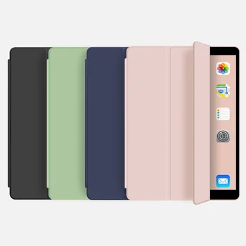 Naujas iPad 3 Oro 10.5 colio Atveju Su Pieštukas Turėtojas , Slim Tri-fold PU Odos Smart Cover 