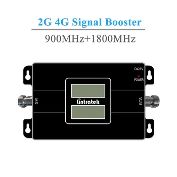 NAUJAS Lintratek LCD Ekranas 4G LTE Signalo Stiprintuvas 1800MHz GSM 900MHz Signalo Kartotuvų 2G, 4G 1800MHz Mobilųjį Telefoną Signalo Stiprintuvas.