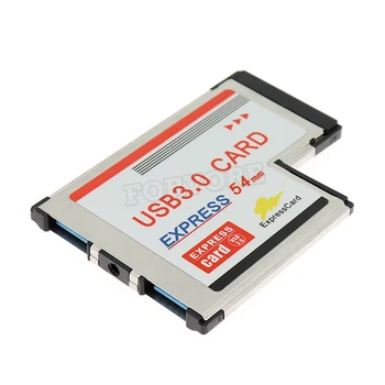 NAUJAS notebook Express USB 3.0 Išplėtimo kortelių ExpressCard 54 slydimo Adapteris Keitiklis