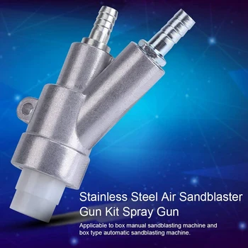 Naujas Oro Sandblaster Šautuvas Įranga Boro Karbido Oro Sprogdinimo Sprogdinimo Galvos Šlifavimas Smėlio Srove Kabinetas