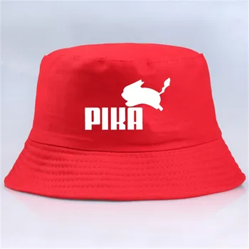 Naujas Prekės ženklas Mados Mielas Pokemon skrybėlę atsitiktinis kibiro kepurę armijos ventiliatorius hip-hop skrybėlę korėjos mados moterų Panama žvejys skrybėlę butas bžūp