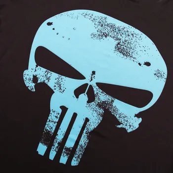 Naujas Punisher 3D Atspausdintas Marškinėliai Vyrams Suspaudimo Trumpas Rankovės Cosplay Kostiumai, Marškiniai, Sporto Viršūnės Pardavimas Vyrų Drabužiai.