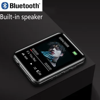Naujas RUIZU metalo Bluetooth, MP3 grotuvas pilnas touch screen built-in garsiakalbiai radijo įrašymo e-knyga, vaizdo atkūrimas