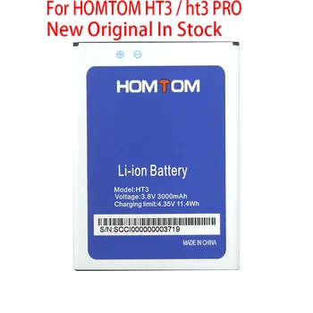 Naujas Sandėlyje Aukštos Kokybės Baterija HOMTOM HT3 / ht3 PRO Moble Telefonas+Sekimo Numerį