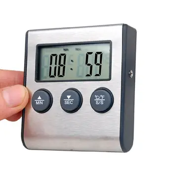 Naujas Skaitmeninis Virtuvės Termometras LCD Ekranas Ilgas Zondo Signalo Grilis Orkaitės Maisto