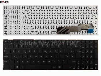 Naujas UK Klaviatūros Nešiojamas ASUS X541 JUODA be RĖMO win8 Nešiojamojo kompiuterio klaviatūrų Pakeitimas