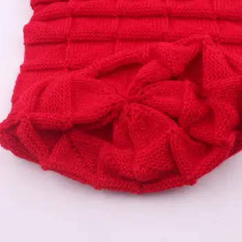 Naujas Unisex Moterų Žiemos Nėrimo Beanie Skrybėlių Vilnos Trikotažo Beanie Šiltos Kepurės Manžetai Briaunoti Paprasta Mados Megzti Vilnos Skrybėlę Set #T1P