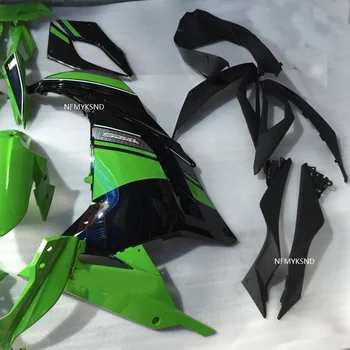 Naujas Įpurškimo ABS Lauktuvės Komplektas Tinka kawasaki EX300 2013 Ninja300 13 14 15 16 EX 300 Žalia juoda Kėbulo