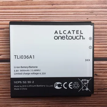 Nauji Originalūs Aukštos Kokybės 3600mAh TLi036A1 Baterija Alcatel One Touch Nuorodą 4G+, 4G+ LTE,Y900NB, Y900 Mobiliojo Telefono Baterijas