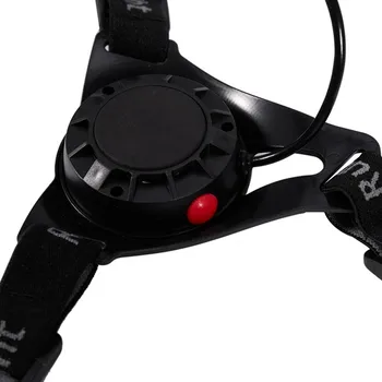 Naujos Lauko Sporto LED Naktį Veikia Šviesos USB Įkrovimo Krūtinės Lempos Bėgiojimas Įspėjamoji Lemputė Dviračių Fakelas