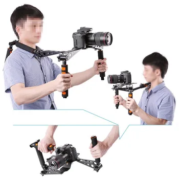 NEEWER DSLR ĮRENGINYS FILMŲ RINKINYS PETIES MOUNT (RAUDONA/Oranžinė/Mėlyna) už Skaitmeninį SLR Fotoaparatą ir Vaizdo kamerą, tokių kaip Canon