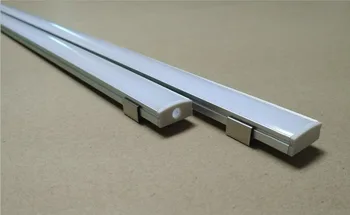 Nemokamas Pristatymas 2M/6.6 ft 60m/daug Aliuminio Kanalo LED Aliuminio Ekstruzijos už flex/hard LED Šviesos Juostelės