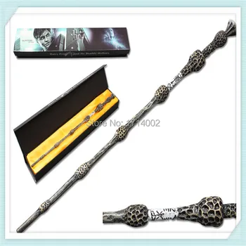 Nemokamas pristatymas Geriausias parduoti Didmeninės HP magic wand 35cm Dumbledore raštų Leidimas Ne šviesos lazdelė Nemokamai Traukinio Bilietas