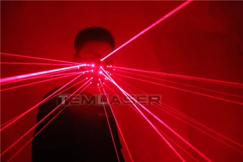 Nemokamas pristatymas Raudonojo Lazerio kaukė Šalies Prekių LED Kaukė DJ Club Šalis Dekoro Kaukė