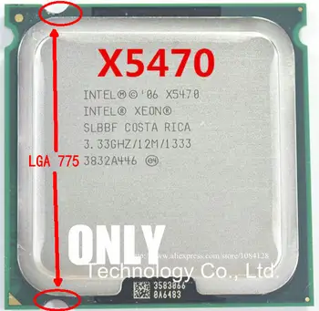 Nemokamas pristatymas X5470 SLBBF Procesorius(3.33 GHz/12M/1333)lygus Core 2 Quad Q9750 cpuworks (LGA 775 plokštės nereikia adapterio)