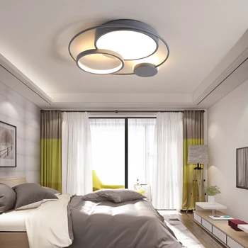 NEO Spindesį Modernios led lubų šviesos gyvenimo kambario, miegamasis, studijų kambario juoda+balta arba pilka spalva lubų lempos šviestuvai
