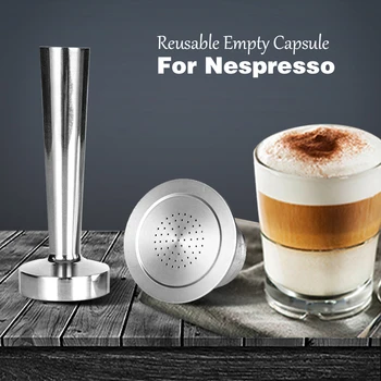 Nespresso Daugkartiniai Kapsulė Iš Nerūdijančio Plieno Kavos Inox Kavinė Nuolatinio Kavos Filtras Suklastoti Coffeeware Už Nespresso Mašinos