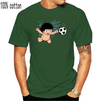 Nevermind Kvepia Tsubasa Dvasia Captain Tsubasa Futbolo Omenyje, Juoda T-Shirt Cool Dovana Asmenybės Tee Marškinėliai