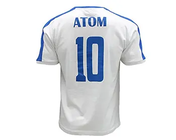 Newteam T-shirt, balta/mėlyna-Oliveris Atom - S