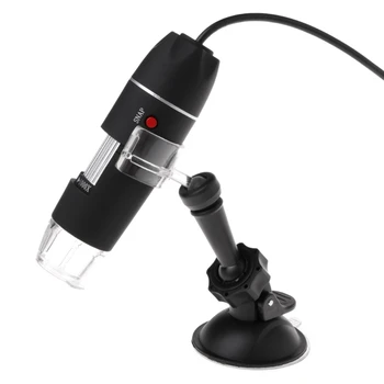 Nešiojamas Skaitmeninis USB Mikroskopo vaizdo Kamera 1000X 8 LED Šviesos Nešiojamą Siurbimo Priemonė 964E