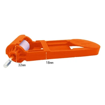 Nešiojamasis Grąžtas Drožtukas Varomas Įrankių Dalys ABS Blue Orange Mažas Titano Raktu 2-12.5 mm Dėvėti, atsparus Šlifavimo Ratas