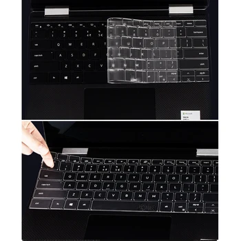 Nešiojamojo kompiuterio klaviatūra Odos Padengti Silicio už Dell XPS 13 7390 9370 9380 13.3 colių su 15 9575 9570 15.6 dydžio pakeitimo apsauga nuo dulkių