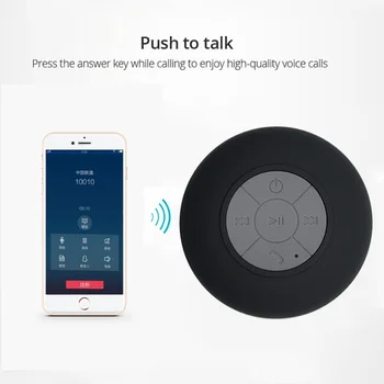 Nešiojamą Bevielį Bluetooth Garsiakalbiai Mini Vandeniui Dušo Garsiakalbis, iPhone MP3 Handfree Automobilių Garsiakalbis 