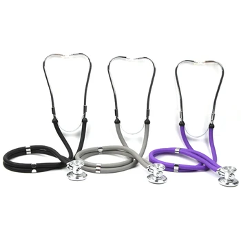 Nešiojamų Daugiafunkcinis Gydytojo Stetoskopas Reguliuojamas Ausų HookMedical Stetoskopas Dual Vadovauja Daugiafunkcinis Stetoskopas