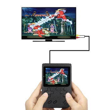 Nešiojamų Mini Nešiojamą Žaidimų Konsolę Retro 8 Bitų 3.0 Colių Spalvotas LCD Vaikai Spalva Consola Žaidėjas įmontuotas 400 Žaidimai