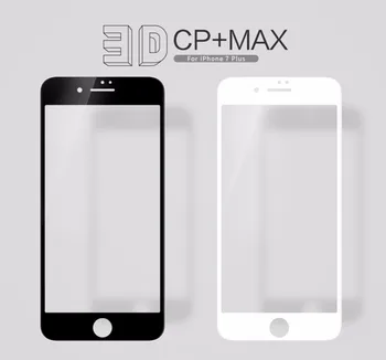NILLKIN Nuostabi 3D CP+ MAX Visišką Nanometrų Anti-Sprogimo 9H Grūdintas Stiklas Screen Protector For Apple iphone 