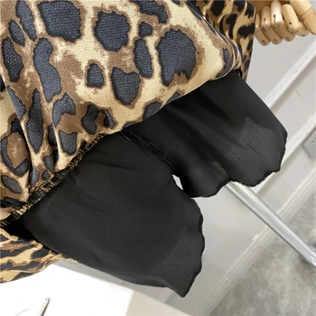 Nomikuma Seksualus Leopard Ruožas Aukšto Juosmens Moterų Sijonas 2020 Metų Vasaros korėjos Dvigubai Pynimas Mini-line Sijonas Faldas Mujer Moda 6A787