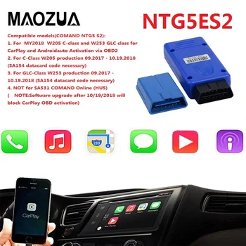 NTG5E S2 Ntg5 S2 W205 C W253 GLC NTG5 S1 Apple CarPlay /Android Auto Aktyvinimo Priemonė Saugiau Naudoti 