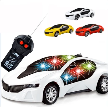 Nuotolinio Valdymo Automobilis Vaikų Žaislas Modelio Automobilių Lenktynių Mini Kalėdų Dovanos su Spalvota Šviesos