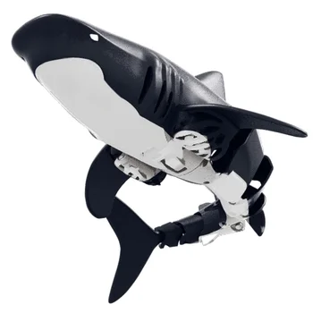 Nuotolinio Valdymo Modeliavimas Ryklys Žaislas 40m Vandeniui, Su Šviesa, Nardymas Crashworthy Rudenį Atsparus Geras Atsparumo Ozonui