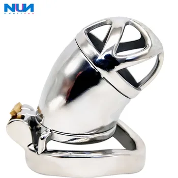 NUUN Vyrų Skaistybės Narve Gaidys žiedas 304 Nerūdijančio Plieno, su metaliniu Skaistybės Prietaisas Varpos Užrakto Žiedas sekso prodcts