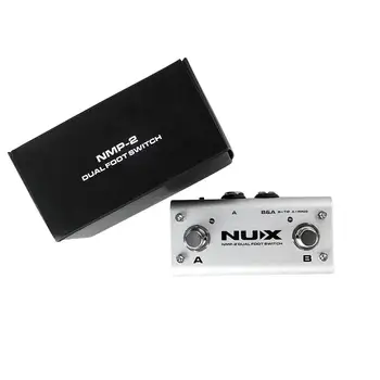 NUX NMP-2 Metalo Dual kojinis Jungiklis Gitara Garsiakalbio Kontrolės Pedalas GALINGAS Garsiakalbis Guitarra Nuotolinio Efektų Pedalų Klaviatūros Moduliai
