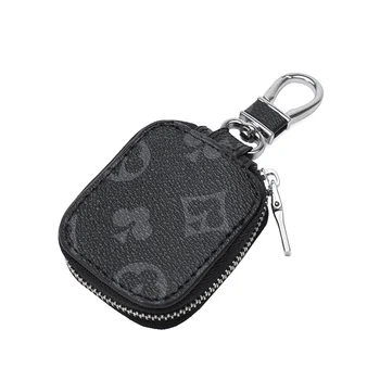 Odos pagrindiniai rankinėje mados klavišą maišelį klavišą langelį naujų automobilių key chain padengti užtrauktukas
