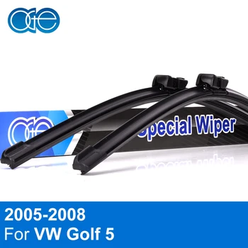Oge Valytuvai VW Golf 5 V 2005 2006 2007 2008 Aukštos Kokybės Gumos Priekinio stiklo Automobilių Reikmenys