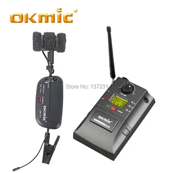 OKMIC GERAI-8R/ok-17 Profesionalių UHF PLL priemonė Belaidžio ryšio Sistema, Mikrofonas Saksofonas bevielio mikrofono garso 830MHz-842MHz