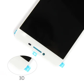 OLED SAMSUNG Galaxy C7 Ekranas LCD Touch skaitmeninis keitiklis Jutiklis Stiklo Surinkimo Rėmeliai, Skirti 