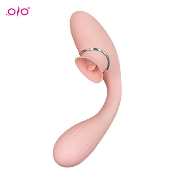 OLO Čiulpti Makšties Vibratorius 10 Greičio Vibracija, Oralinis Seksas, Siurbimo Klitorio Stimuliacija Moterų Masturbacija Erotinis Sekso Žaislai