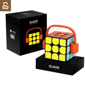 Origianl Youpin Giiker Super Protingas Kubo App Nuotolinio comntrol Professional Magic Cube Galvosūkiai Spalvinga Švietimo Žaislai H20