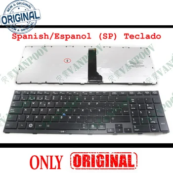 Originali Nauja ispanų Sąsiuvinis Nešiojamojo kompiuterio klaviatūrą skirtą Toshiba Tecra R850 R950 R960 Juoda SP Versija G83C000BC2SP